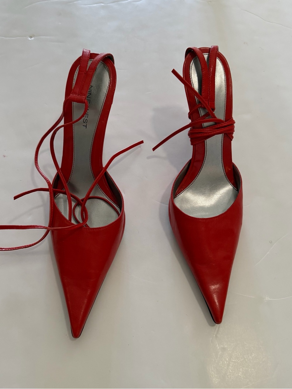 Nine West Vintage Pointed Lace-Up Pumps Shoes Mules